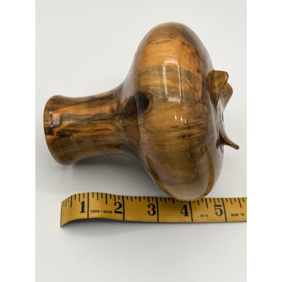VTG Rare Norfolk Island Pine Hand Turned Wood Vase By D. Van Doren Artist signed - Picture 8 of 16
